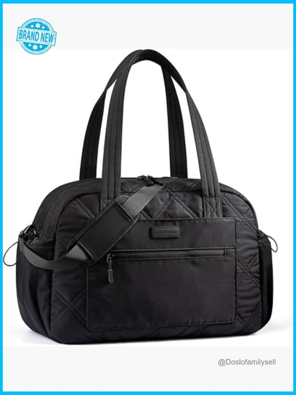 Lightweight Travel Duffle Bag with Wet Pocket Gym Weekender Overnight Carry On
